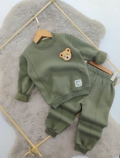 3 iplik ayıcık detaylı takım