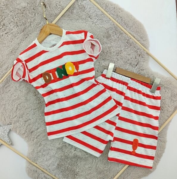 Kskn dino nakış çizgili takim