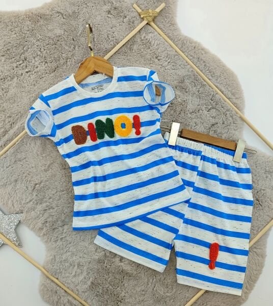 Kskn dino nakış çizgili takim