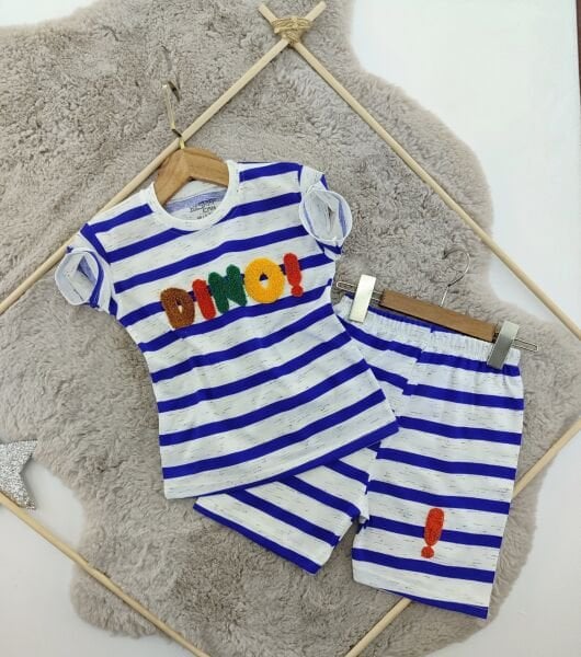 Kskn dino nakış çizgili takim