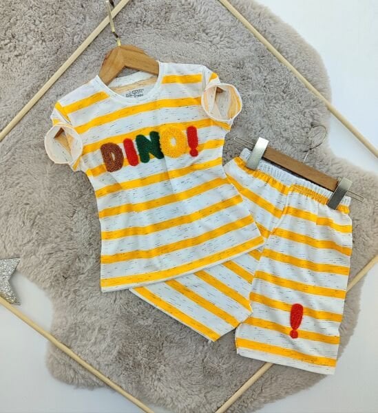 Kskn dino nakış çizgili takim