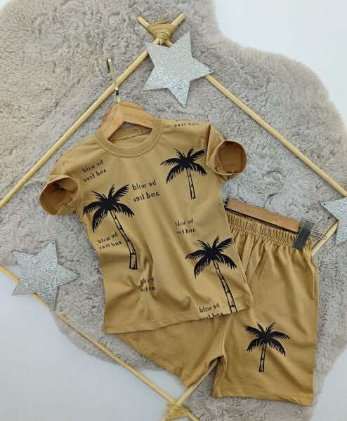 Ksnk palmiye baskılı takim