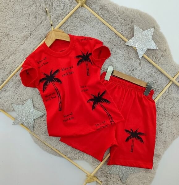 Ksnk palmiye baskılı takim