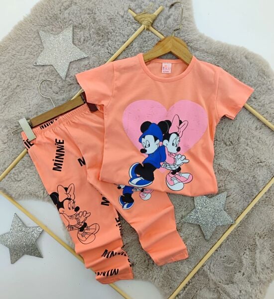 Minnie Mickey Taytlı Kız Takım