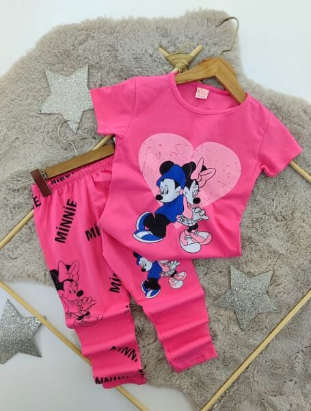 Minnie Mickey Taytlı Kız Takım