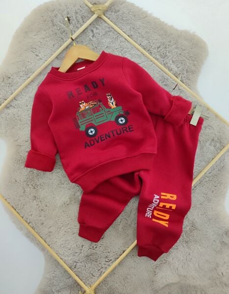 Safari baskılı 3 iplik takım