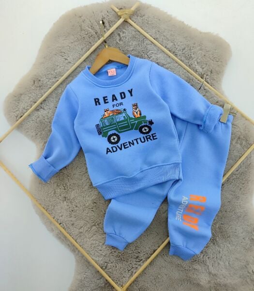 Safari baskılı 3 iplik takım