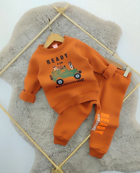 Safari baskılı 3 iplik takım