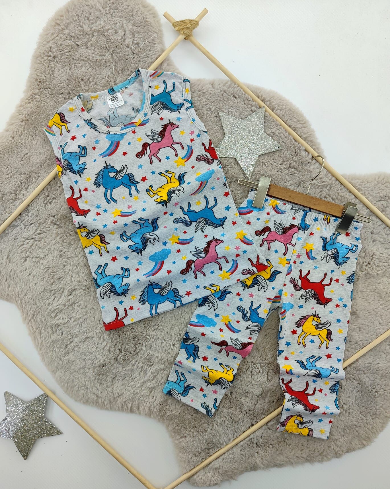 Unicorn sıfır kol taytlı takım