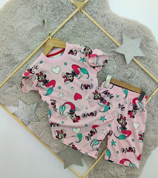 MİNNİ MOUSE BASKİLİ  KAREKTER TAKIM