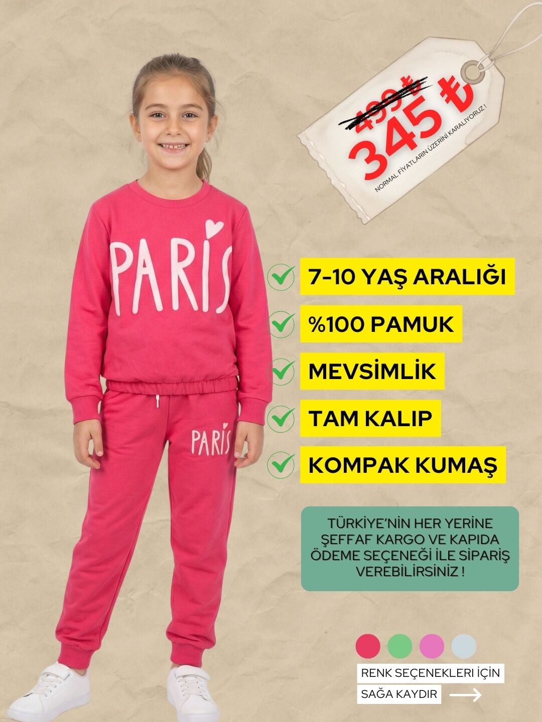 PARİS 7-10 YAŞ TAKIM