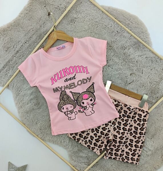 Kuromi altı leopar kompak takım