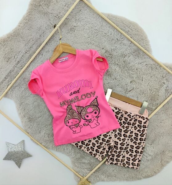 Kuromi altı leopar kompak takım