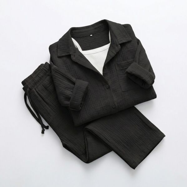 MUSLİN KUMAŞ 3 LÜ TAKIM