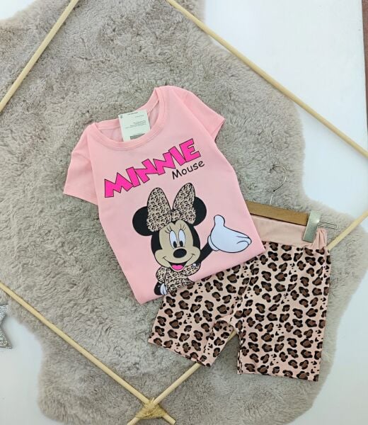 Minnie mause altı leopar takım