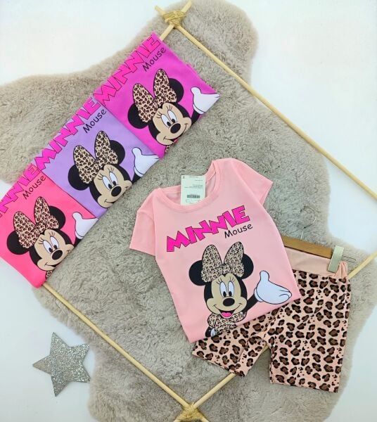 Minnie mause altı leopar takım