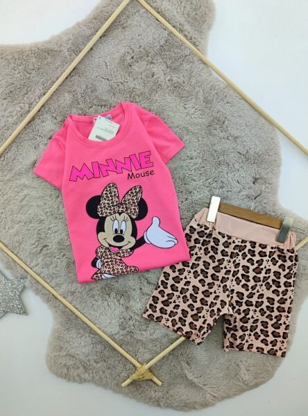 Minnie mause altı leopar takım