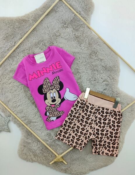 Minnie mause altı leopar takım