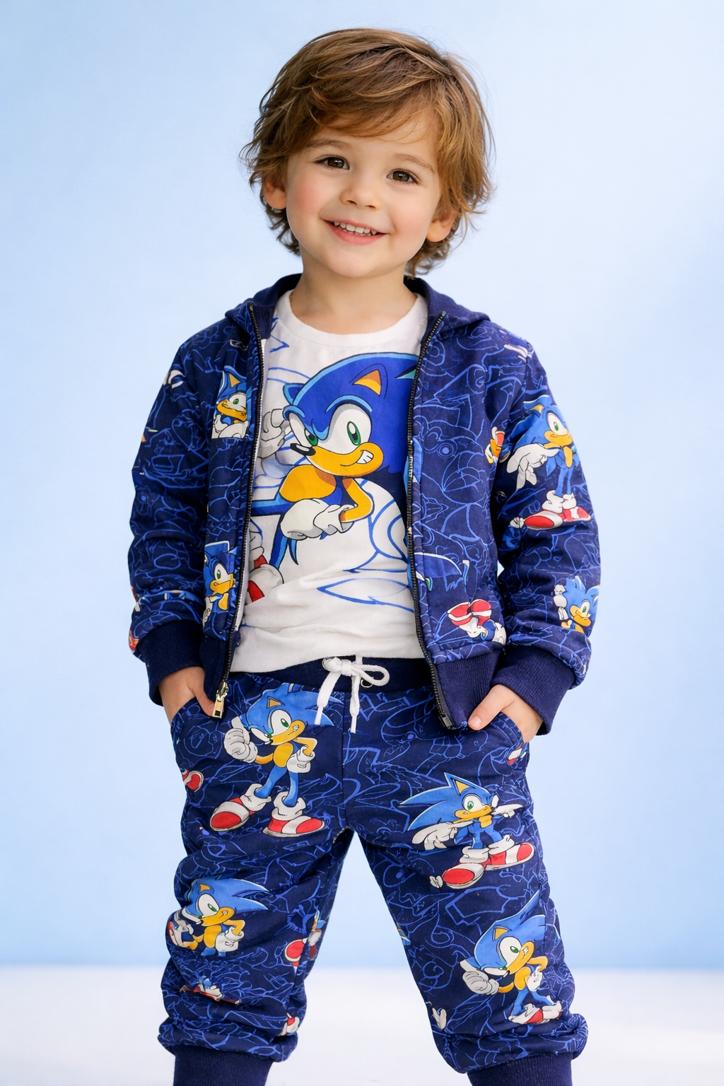 3 lü Sonic baskılı takım