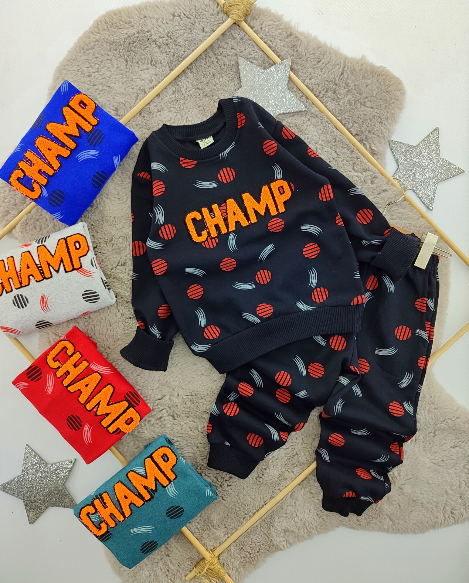 HRŞ CHAMP NAKIŞ İŞLEMELİ TAKIM