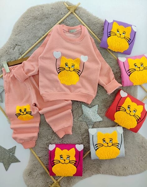 HRŞ Nakışlı Kedili Takım