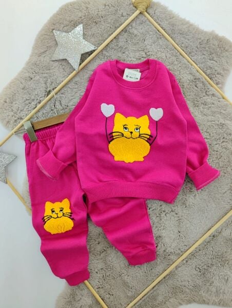 HRŞ Nakışlı Kedili Takım