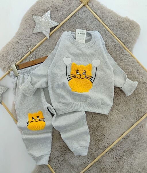 HRŞ Nakışlı Kedili Takım