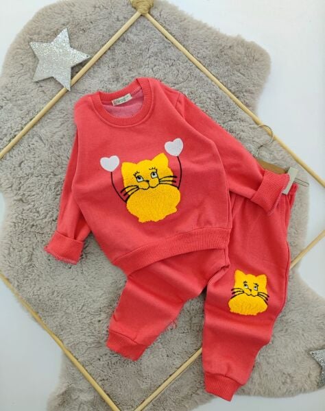 HRŞ Nakışlı Kedili Takım