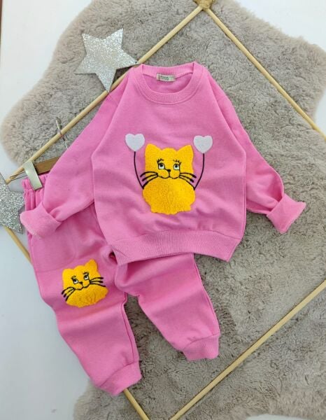 HRŞ Nakışlı Kedili Takım