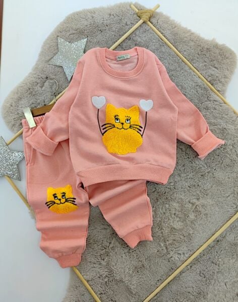 HRŞ Nakışlı Kedili Takım