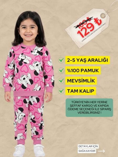 MİCKEY DESENLİ TAKIM