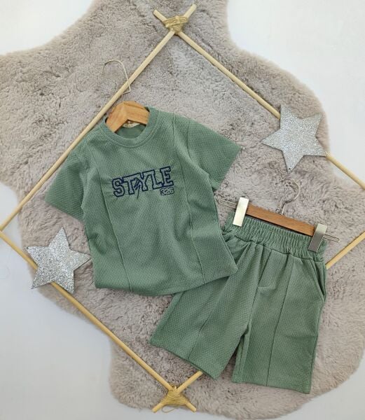 STYLE OXFORD DOKUMA ŞORTLU TAKIM