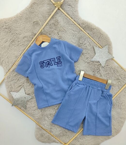 STYLE OXFORD DOKUMA ŞORTLU TAKIM