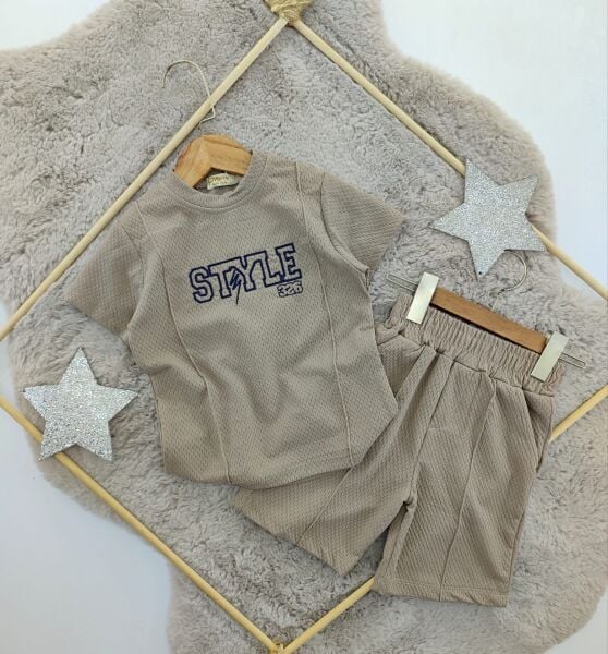 STYLE OXFORD DOKUMA ŞORTLU TAKIM