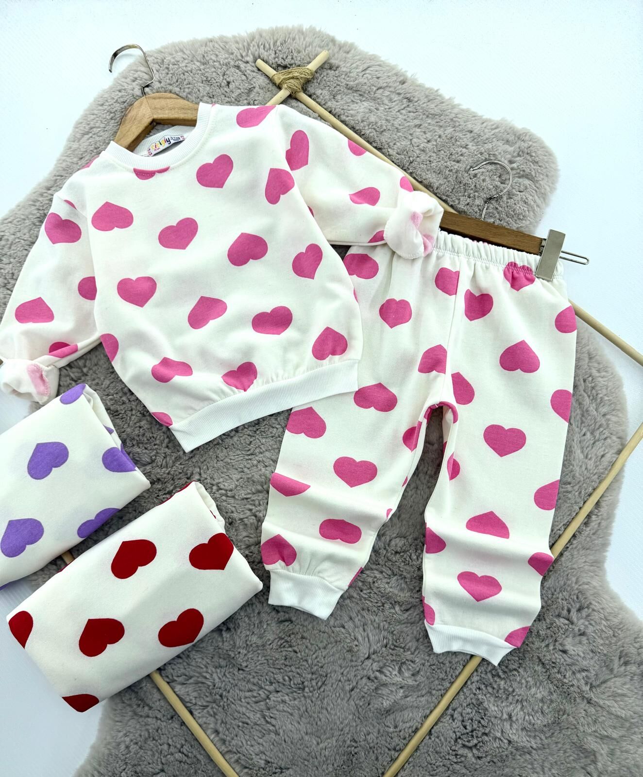 Kalpli Pamuklu Pijama Takımı