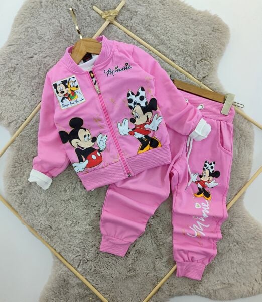 Minnie Baskılı 3'lü Takım