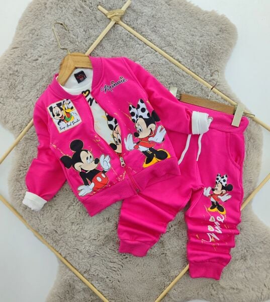 Minnie Baskılı 3'lü Takım