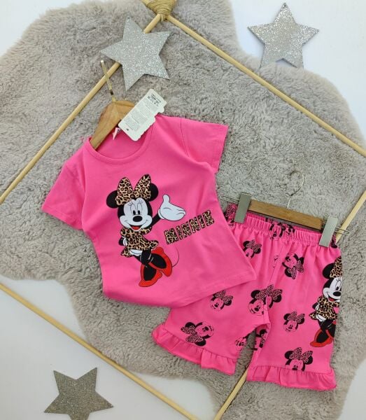 Minnie (Beybisi) Şortlu Kız Takım