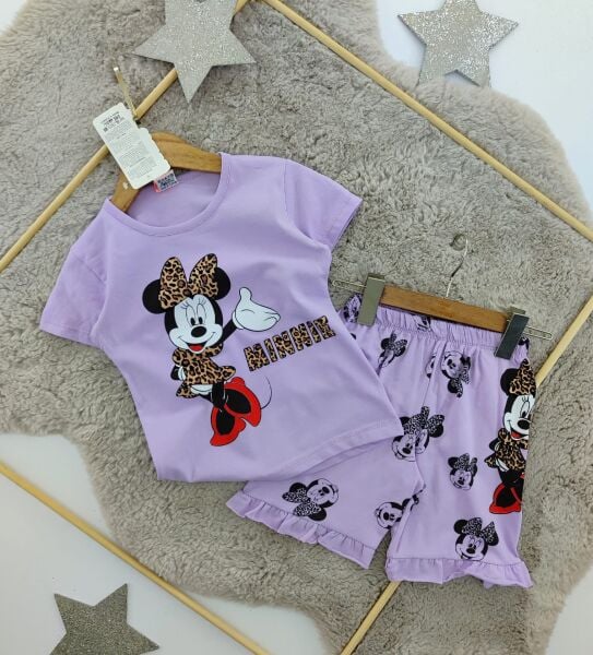 Minnie (Beybisi) Şortlu Kız Takım