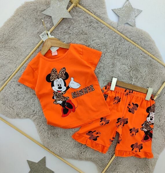 Minnie (Beybisi) Şortlu Kız Takım