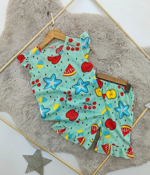 Karpuz dsn kız pijama (yeşil)