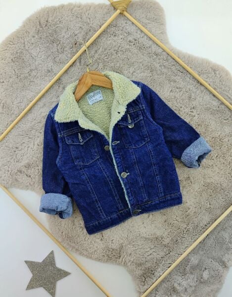 İçi Polarlı Kot Ceket