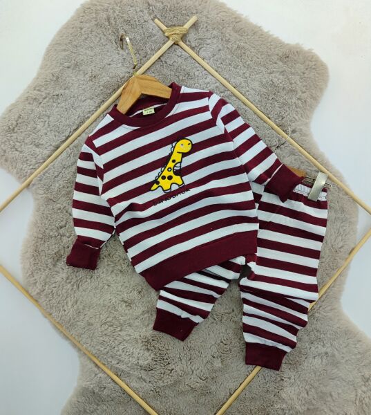 Orjinal çizgili dinazor nakış