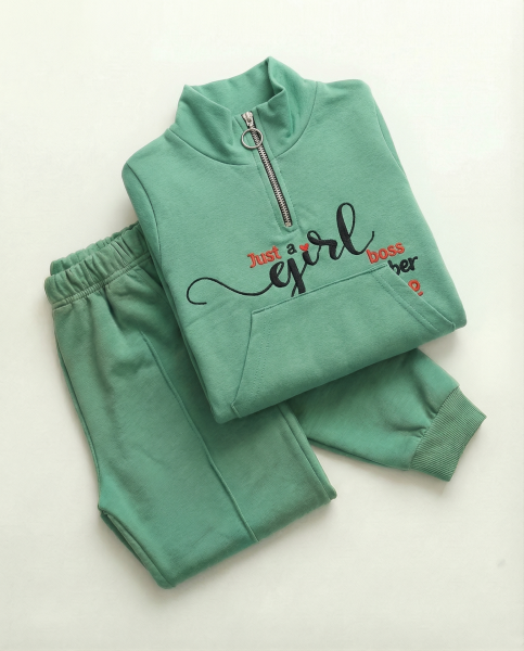 DİK YAKA KIZ ÇOCUK 3 LÜ TAKIM