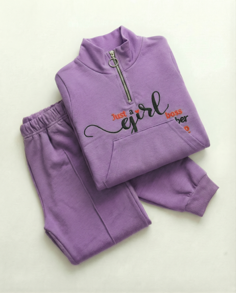 DİK YAKA KIZ ÇOCUK 3 LÜ TAKIM