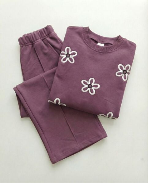 ÇİÇEK NAKIŞLI KOMPAK KUMAŞ 2 Lİ TAKIM