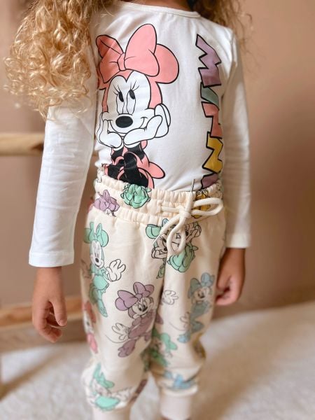 MİNNİE MOUSE CEKETLİ 3LÜ TAKIM