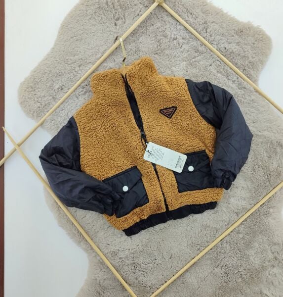 Erkek çocuk peluş mont