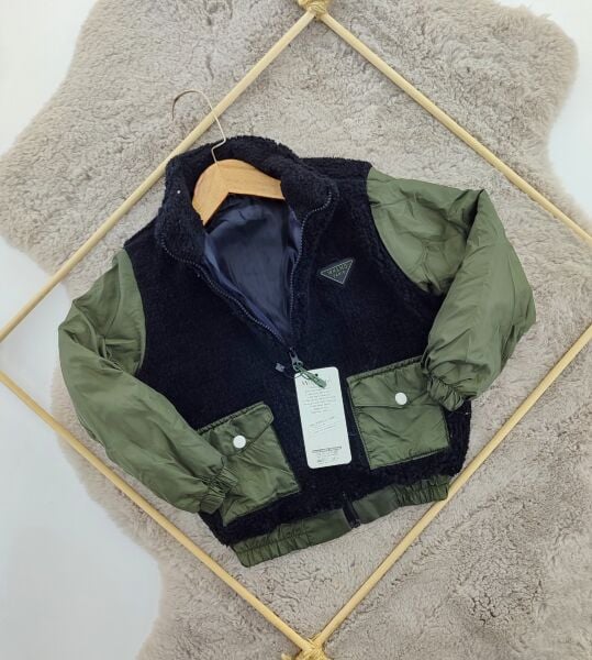 Erkek çocuk peluş mont