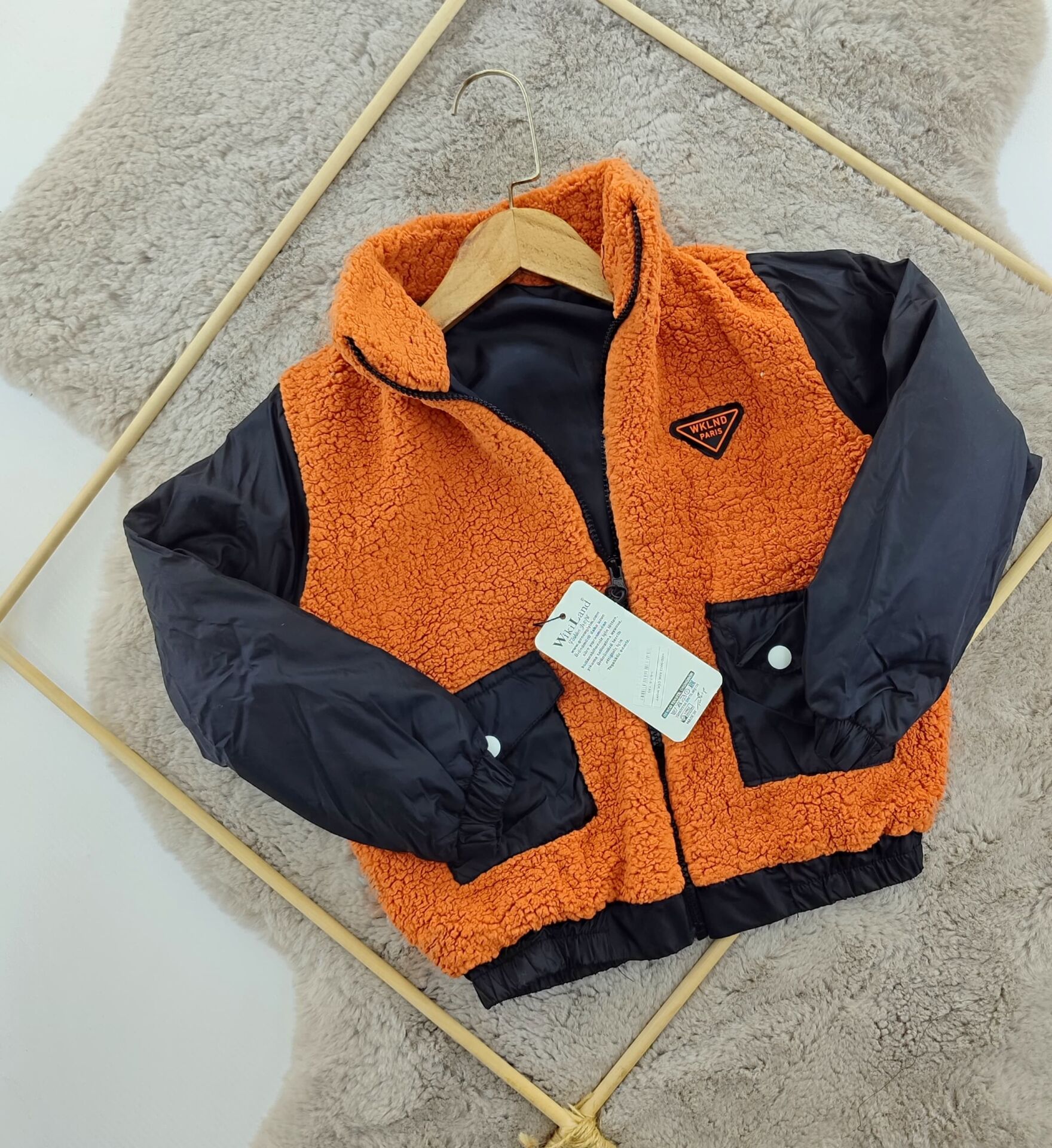 Erkek çocuk peluş mont